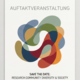 Ein Flyer zur Aufttaktveranstaltung