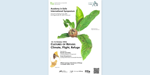 Ein Poster mit wichtigen Daten zur Veranstaltung